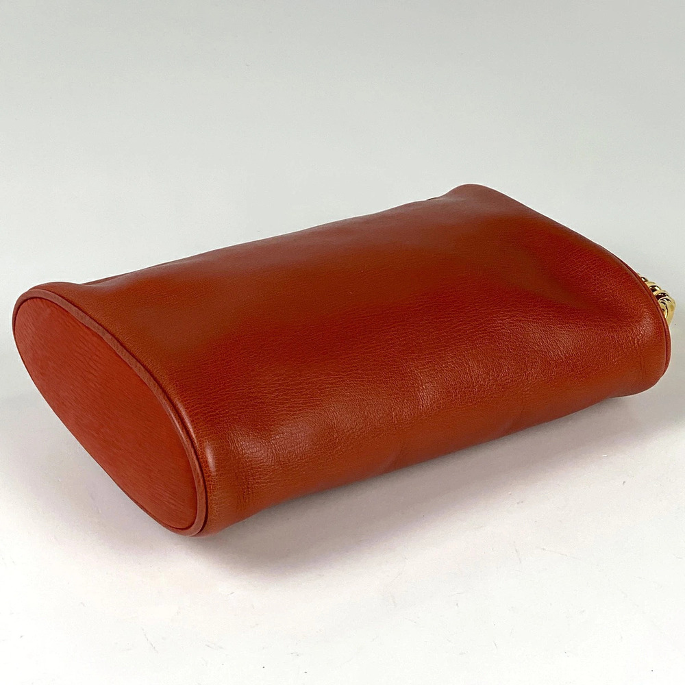 Loewe handbag leather red bag Velzquez logo clutch
